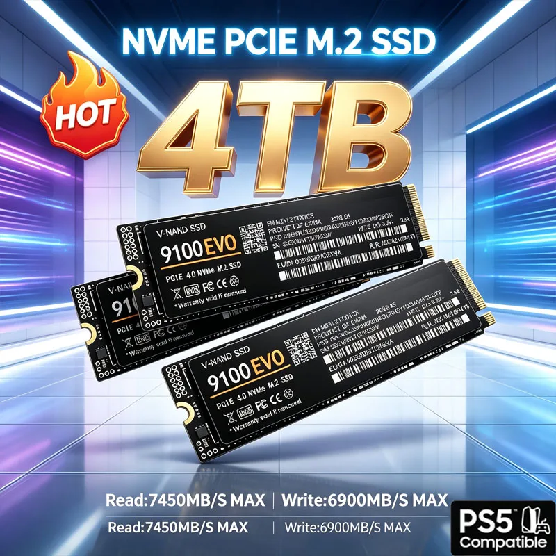 Gaming M.2 NVMe SSD 9100 EVO P - M.2 Nvme 4Tb Pcie 4.0 Ssd 评论和价格