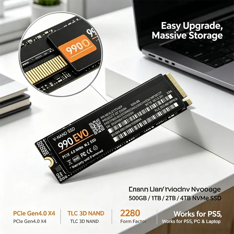 Gaming M.2 NVMe SSD 990 EVO PC - M.2 Nvme 4Tb Pcie 4.0 Ssd 评论和价格