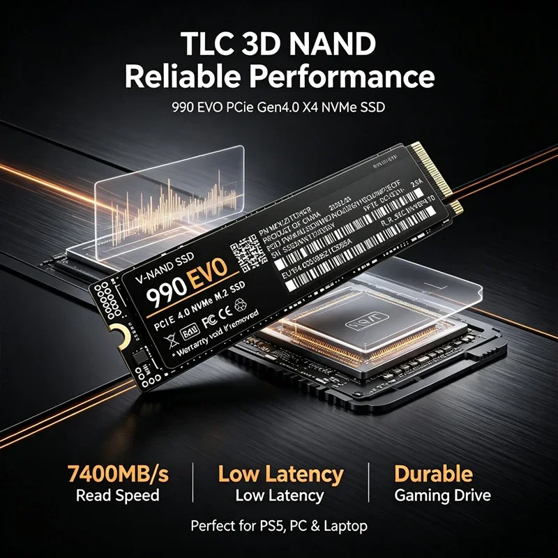 Gaming M.2 NVMe SSD 990 EVO PC - M.2 Nvme 4Tb Pcie 4.0 Ssd 评论和价格